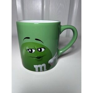 M&Ms Coffee Mug Green Ceramic Melt For No One Tea Cup Licensed MM 2020
